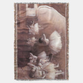 Balletrepetitie op het werkgebied door Edgar Degas Deken (Voorkant Verticaal)