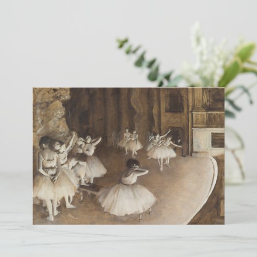 Balletrepetitie op Stage | Edgar Degas (Staand voorkant)