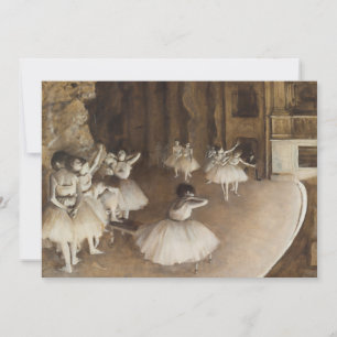 Balletrepetitie op Stage   Edgar Degas