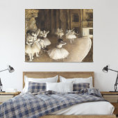 Balletrepetitie op Stage Edgar Degas Canvas Afdruk (Insitu (Slaapkamer))