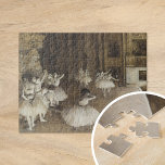 Balletrepetitie op Stage | Edgar Degas Legpuzzel<br><div class="desc">Ballet Rehearsal on Stage (1874) van de Franse impressionist Edgar Degas. Origineel kunstwerk is een olie op doek die ballerinas-repetitie op een theaterpodium afschildert. Gebruik de ontwerphulpmiddelen om douanetekst toe te voegen of het afbeelding te personaliseren.</div>