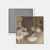 Balletrepetitie op Stage | Edgar Degas Magneet (Voorkant / Achterkant)