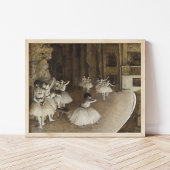 Balletrepetitie op Stage | Edgar Degas Poster
