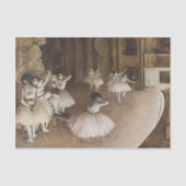 Balletrepetitie op Stage | Edgar Degas Tissuepapier (Voorkant)