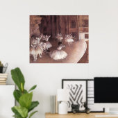 Balletrepetitie over het werkgebied poster (Thuiskantoor)