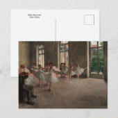 Balletrepetitie van Edgar Degas Briefkaart (Voorkant / Achterkant)