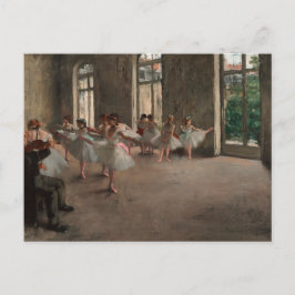Balletrepetitie van Edgar Degas Briefkaart