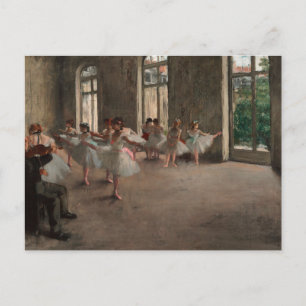 Balletrepetitie van Edgar Degas Briefkaart