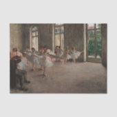 Balletrepetitie van Edgar Degas Tissuepapier (Voorkant)