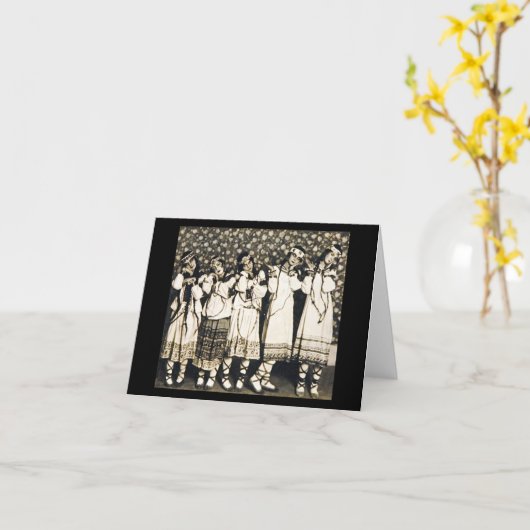 Ballets Russes Kaart (Gele Bloem)