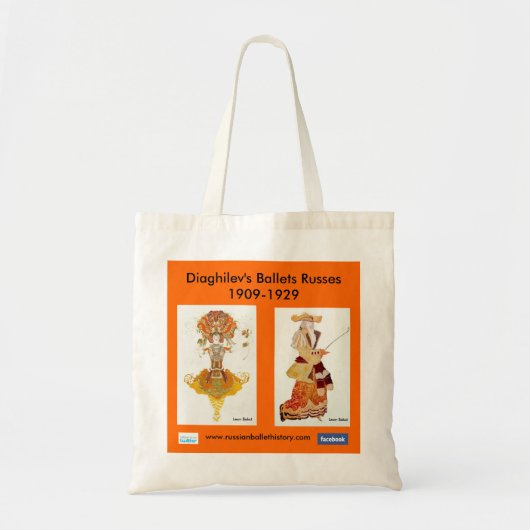 Ballets Russes van Diaghilev Tote Bag (Voorkant)