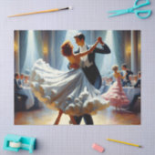 Balletsaal Dansen Ephemera Meubelen Decoupage Tissuepapier (Craft)