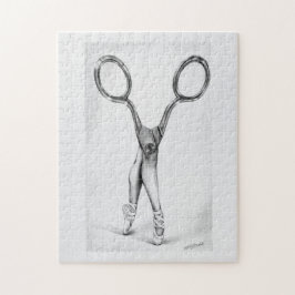 Balletschaar Ballerina Dance Surreal tekening Legpuzzel