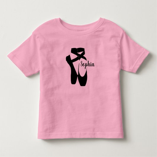 Balletschetsen Design Toddler T-shirt (Voorkant)