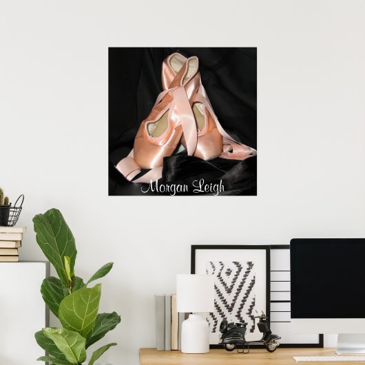 Balletschetsenpatroon Poster (Thuiskantoor)