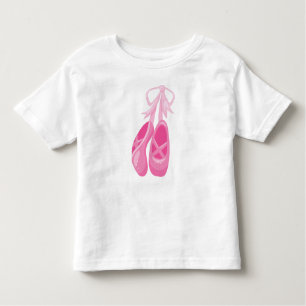 Balletschoen, balletslippers, balletdanser, roze kinder shirts