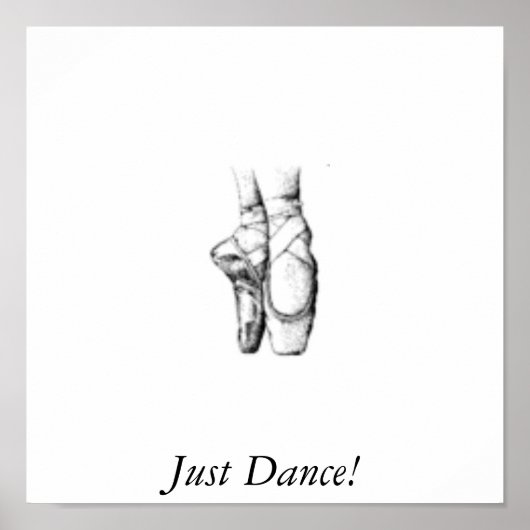 balletschoenen2, alleen Dance. Poster (Voorkant)
