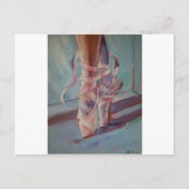 balletschoenen briefkaart (Voorkant)