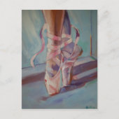 balletschoenen briefkaart (Voorkant)