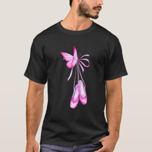 Balletschoenen Butterfly Dancer Cool Dancing Balle T-shirt