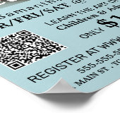 Balletschoenen, dansles Adverteren Poster (Hoek)