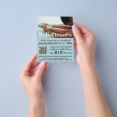 Balletschoenen, danslesson Adverteren flyer (Hand)