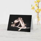 Balletschoenen Kaart (Gele Bloem)