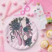 Balletschoenen Papieren Bordje (Feest)