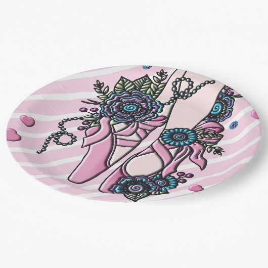 Balletschoenen Papieren Bordje (Gekanteld)