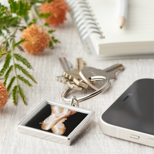 balletschoenen sleutelhanger (Zijkant)