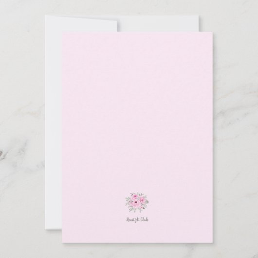 Balletschoentjes Overweging Kaart (Achterkant)