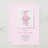 Balletschoentjes Overweging Kaart (Voorkant / Achterkant)