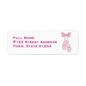 Balletschoentjes Verzendlabels Etiket (Voorkant)