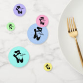 Balletschotels Confetti voor ontwerptafel (Groep)