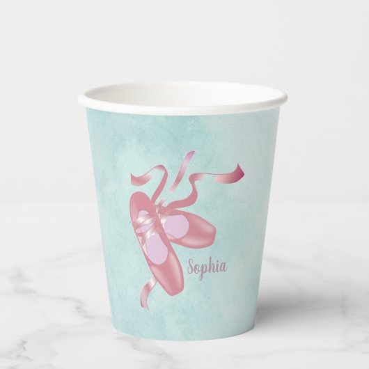 Balletschotels Ontwerppapierbekertjes Papieren Bekers (Voorkant)