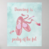 Balletschotels Poster ontwerp-schuifbalken (Voorkant)