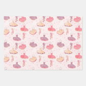 Balletschoten en -hart inpakpapier vel (Voorkant 2)