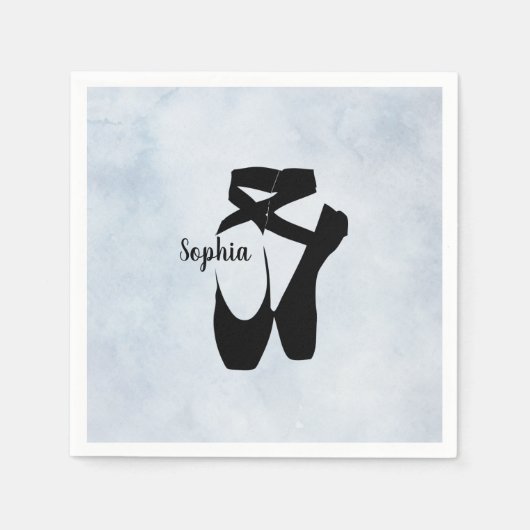 Balletschoten — Ontwerp Papier servetten (Voorkant)