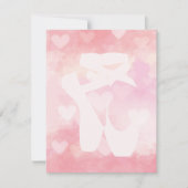 Balletslippers Bedankkaart (Voorkant)