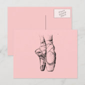 Balletslippers Briefkaart (Voorkant / Achterkant)