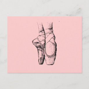 Balletslippers Briefkaart