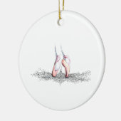Balletslippers Keramisch Ornament (Links)