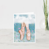 Balletslippers Opmerking Kaart (Voorkant)