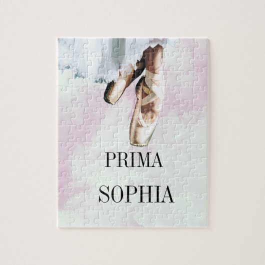 Balletslippers Pointe Personal Pink Legpuzzel (Verticaal)