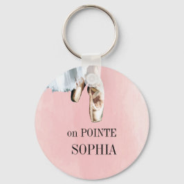 Balletslippers Pointe Personal Pink Sleutelhanger