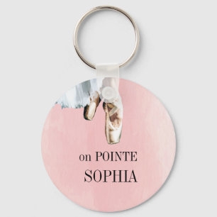 Balletslippers Pointe Personal Pink Sleutelhanger