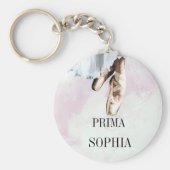 Balletslippers Pointe Personal Pink Sleutelhanger (Voorkant)
