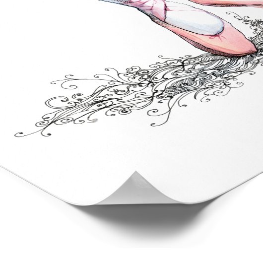 Balletslippers Poster (Hoek)