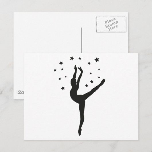 Ballett Briefkaart (Voorkant / Achterkant)