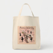 Ballettas met jouw naam erop tote bag (Voorkant)